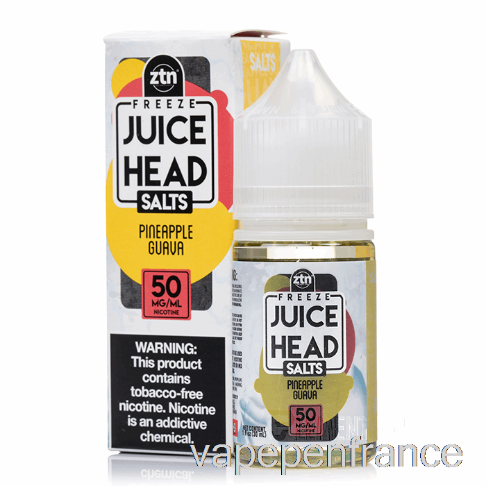 Congeler La Goyave D'ananas - Sels De Tête De Jus - 30 Ml 35 Mg Stylo Vape